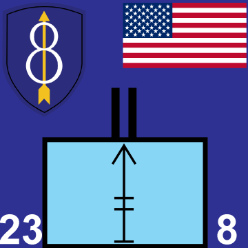 23rd Machine Gun Battalion marker